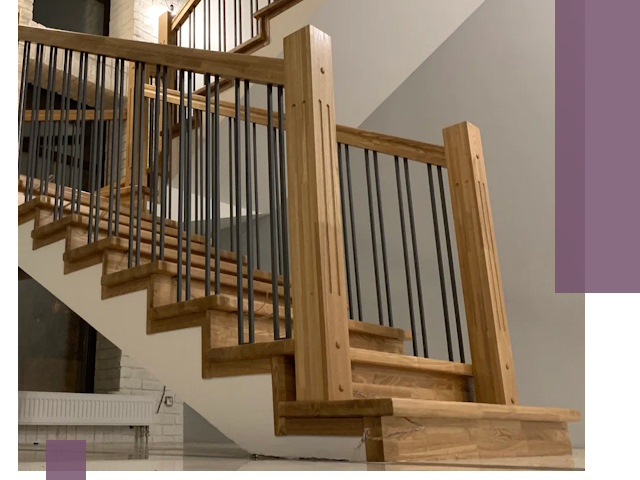 Реставрация деревянных и металлических лестниц в Донецке