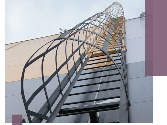 Изготовление и монтаж пожарных лестниц в Донецке профессионально