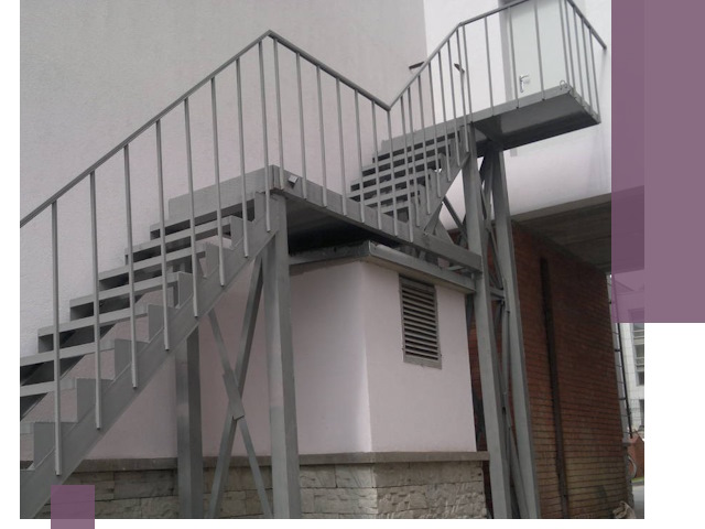 Монтаж пожарных лестниц под ключ в Донецке с гарантией качества