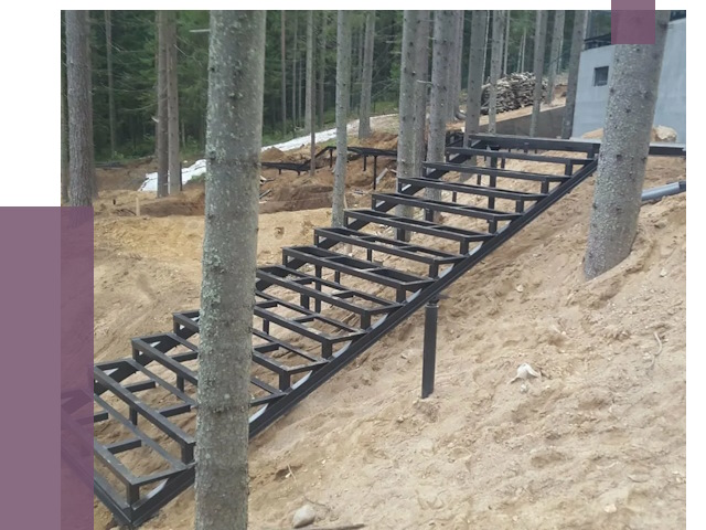 Монтаж металлических лестниц в Донецке от 14506 руб. 