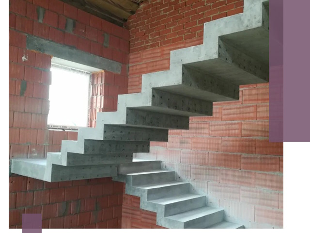 Бетонные лестницы под ключ в Донецке: монтаж, демонтаж, ремонт