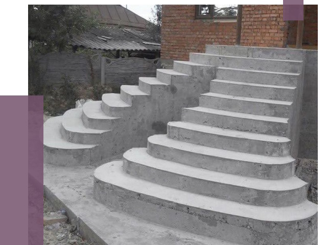 Монтаж бетонных лестниц в Донецке от 4598 руб. 