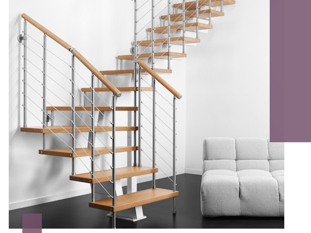 Модульные лестницы под ключ в Донецке — монтаж и изготовление