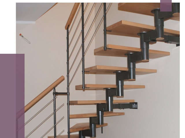 Изготовление модульных лестниц в Донецке от 12317 руб. 