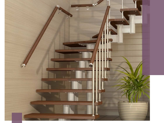 Изготовление модульных лестниц под ключ в Донецке