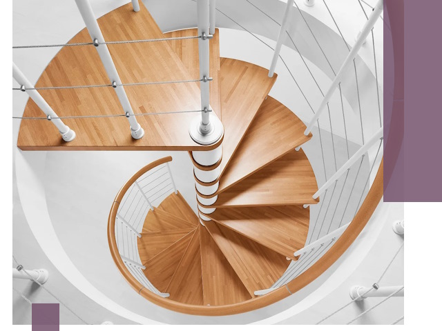 Изготовление винтовых лестниц под ключ в Донецке