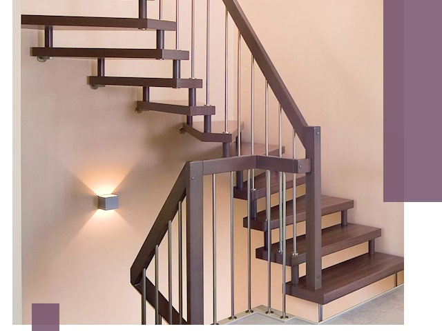 Изготовление лестниц на больцах в Донецке под ключ