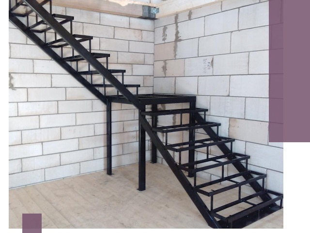 Лестницы на металлокаркасе под ключ в Донецке — изготовление и монтаж