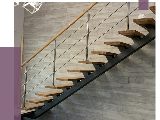 Изготовление лестниц на монокосоуре в Донецке от 81563 руб. 