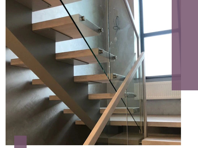 Изготовление лестниц на монокосоуре в Донецке с монтажом и гарантией