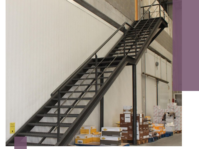 Лестницы для производства в Донецке — изготовление и монтаж