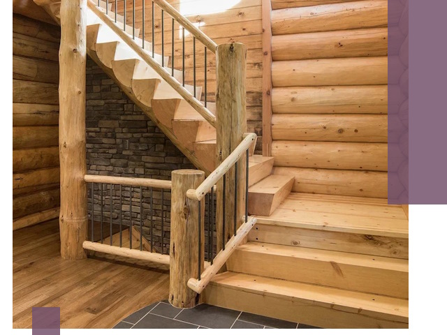 Лестницы в баню под заказ и профессиональный монтаж в Донецке