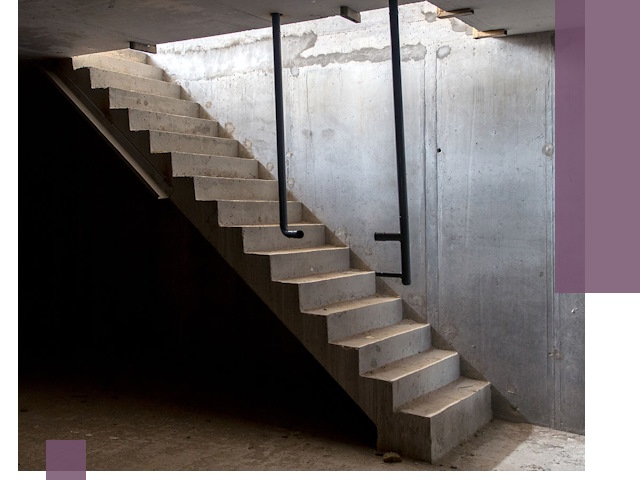 Изготовление и монтаж лестниц в подвале в Донецке