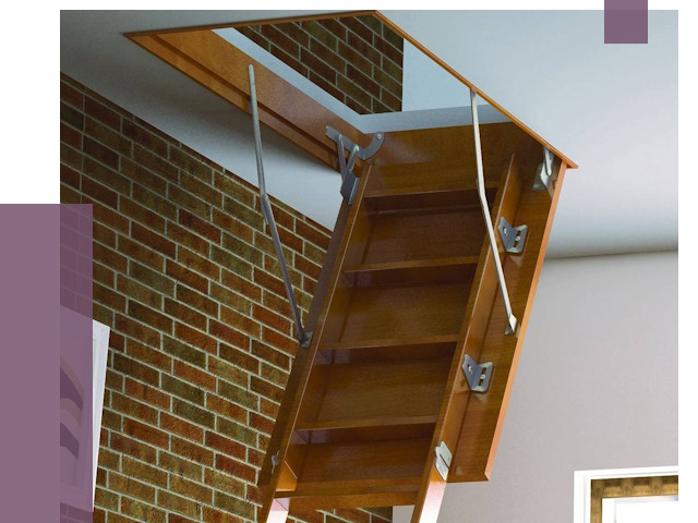 Установка чердачной лестницы в Донецке от 8375 руб. | ПРОЛЁТ-Днк