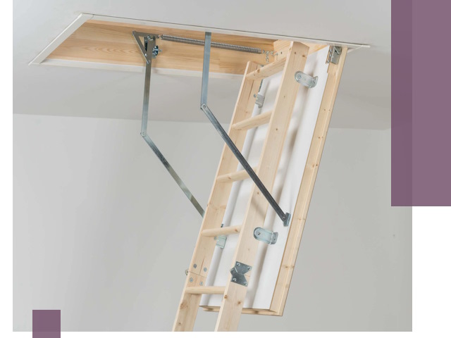 Установка чердачной лестницы под ключ в Донецке