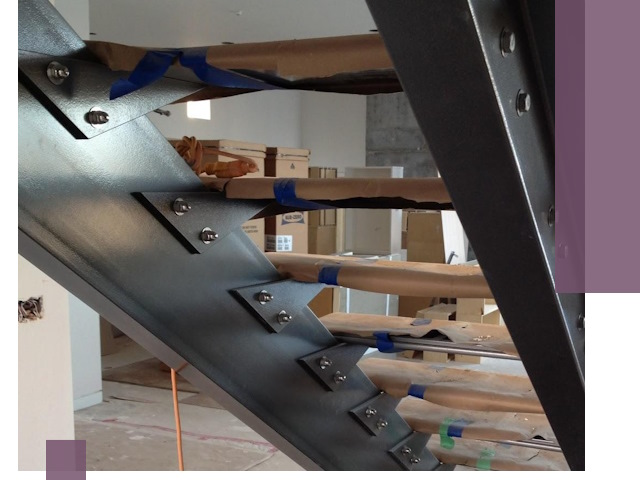 Усиление лестничных конструкций и усиление опор в Донецке