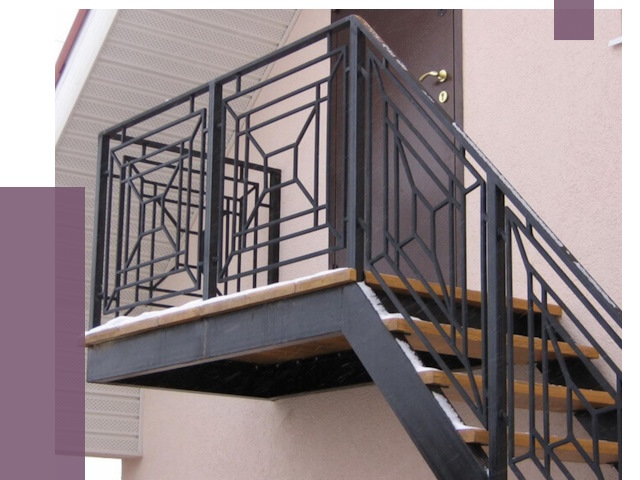 Металлические перила в Донецке от 4598 руб.  | ПРОЛЁТ-Днк