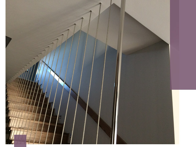 Тросовые перила под ключ в Донецке — производство и монтаж