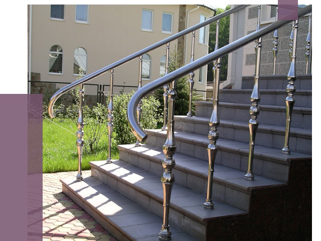 Перила для крыльца в Донецке от 11495 руб. — монтаж ПРОЛЁТ-Днк