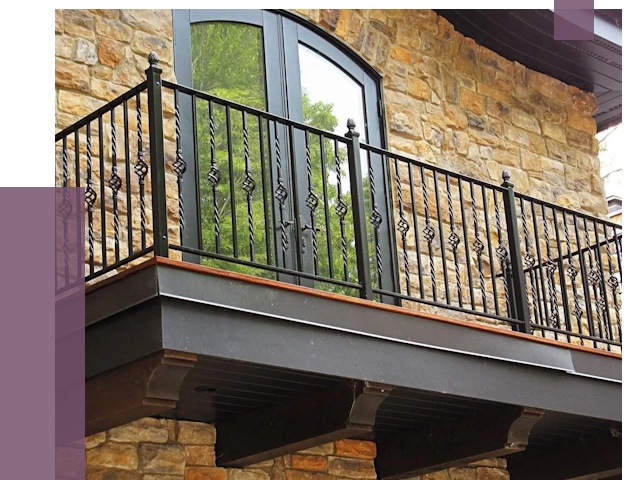 Балконные ограждения в Донецке от 8594 руб. — купить | ПРОЛЁТ-Днк