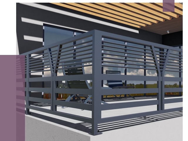 Изготовление балконных ограждений в Донецке от 11495 руб. | ПРОЛЁТ-Днк