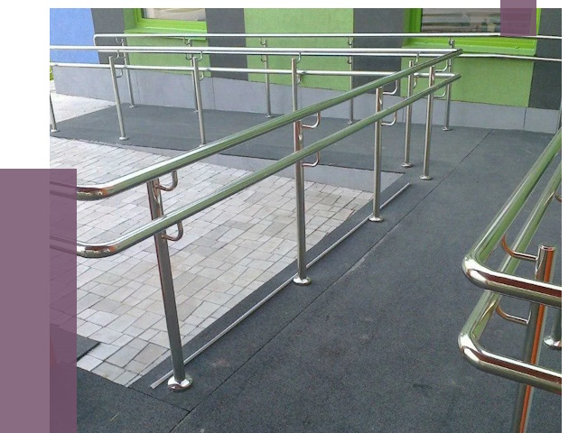 Ограждения пандусов в Донецке от 4653 руб. монтаж | ПРОЛЁТ-Днк