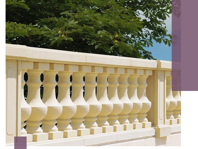 Установка балюстрады в Донецке: изготовление и монтаж под ключ