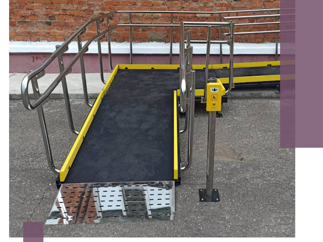 Изготовление наклонных пандусов для инвалидов в Донецке