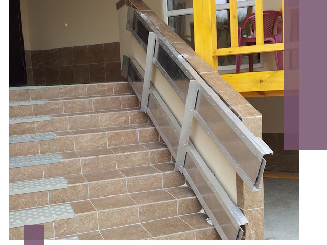 Откидные пандусы под ключ в Донецке — монтаж и демонтаж