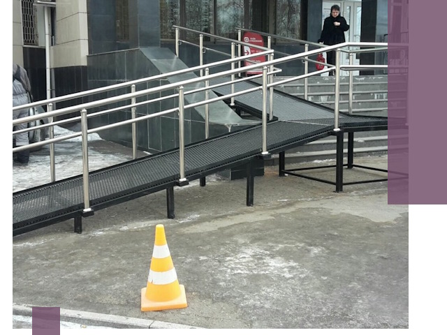 Стационарные пандусы под ключ в Донецке — изготовление и монтаж