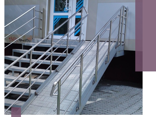 Пандус на крыльцо под ключ в Донецке: монтаж и изготовление