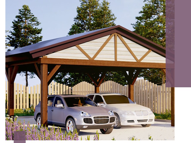 Навесы для автомобиля в Донецке — изготовление и монтаж