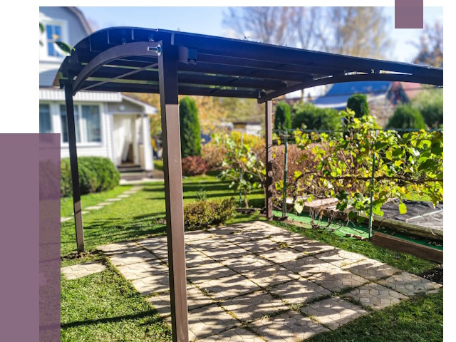 Навесы для дачи в Донецке от 13630 руб. под ключ — ПРОЛЁТ-Днк