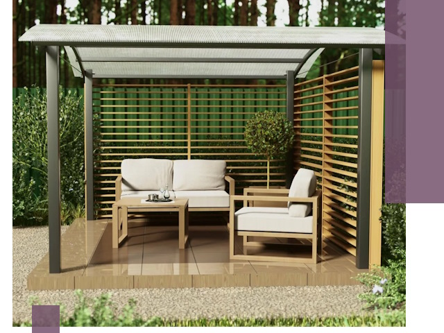 Навесы для дачи в Донецке: изготовление, монтаж и демонтаж