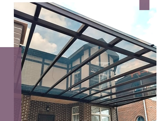 Навесы из поликарбоната в Донецке от 9218 руб. под ключ — ПРОЛЁТ-Днк