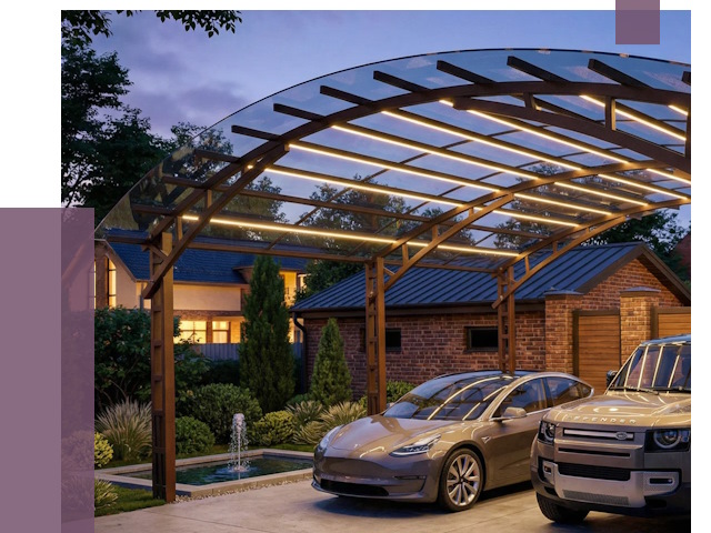 Металлические навесы в Донецке от 13576 руб. под ключ — ПРОЛЁТ-Днк