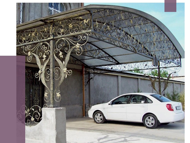 Кованые навесы в Донецке от 15601 руб. | ПРОЛЁТ-Днк