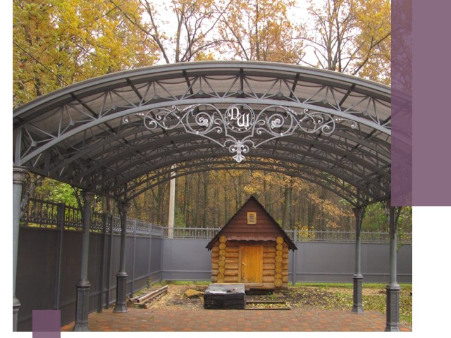 Кованые навесы премиум-класса под заказ в Донецке