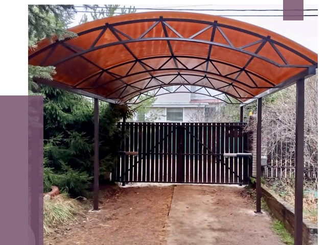 Арочные навесы в Донецке от 13630 руб. — изготовление и монтаж | ПРОЛЁТ-Днк