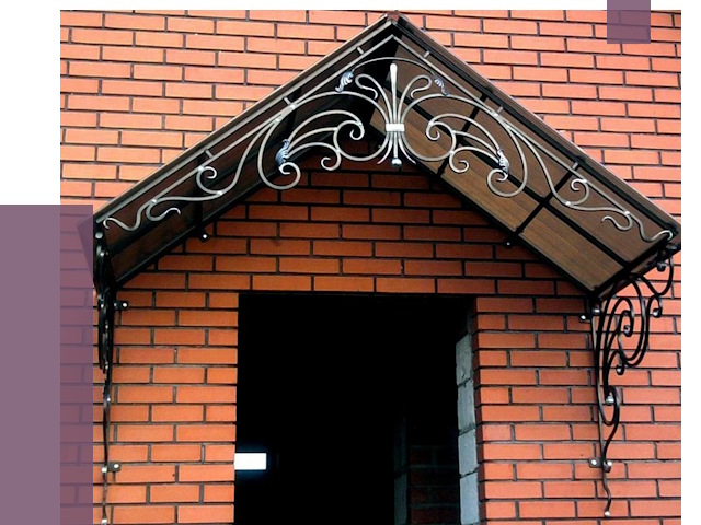 Металлические козырьки в Донецке от 11441 руб. 