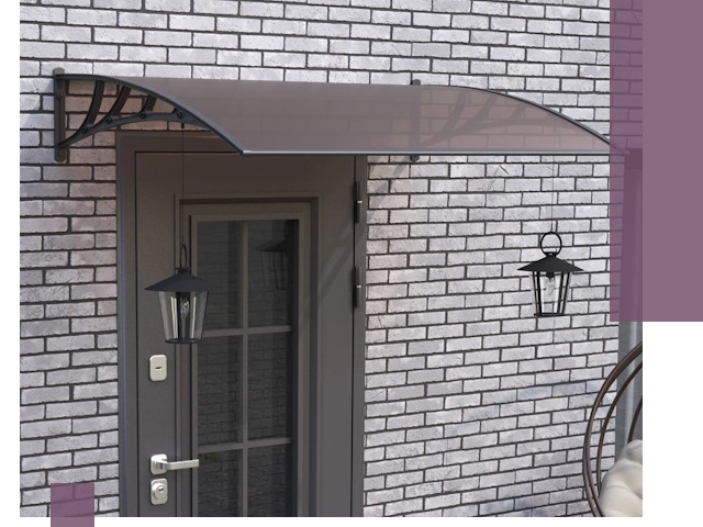 Недорогие козырьки и навесы под ключ в Донецке