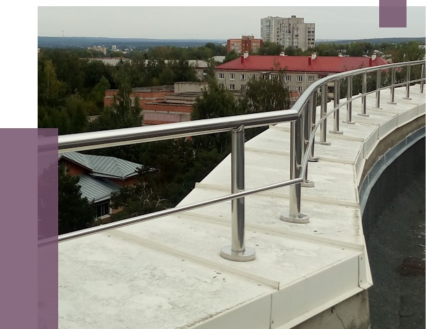Парапеты и ограждения кровли в Донецке от 5310 руб.