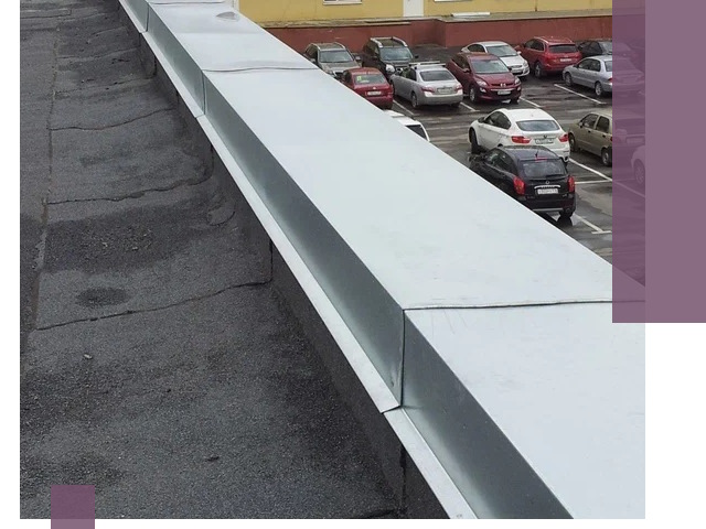 Изготовление парапетов из металла и нержавейки в Донецке