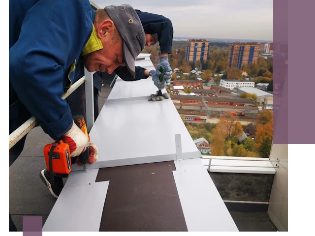 Монтаж парапетов в Донецке — установка прочных металлических ограждений