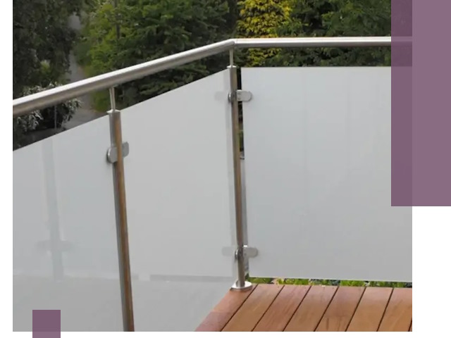 Алюминиевые парапеты для балконов и террас в Донецке