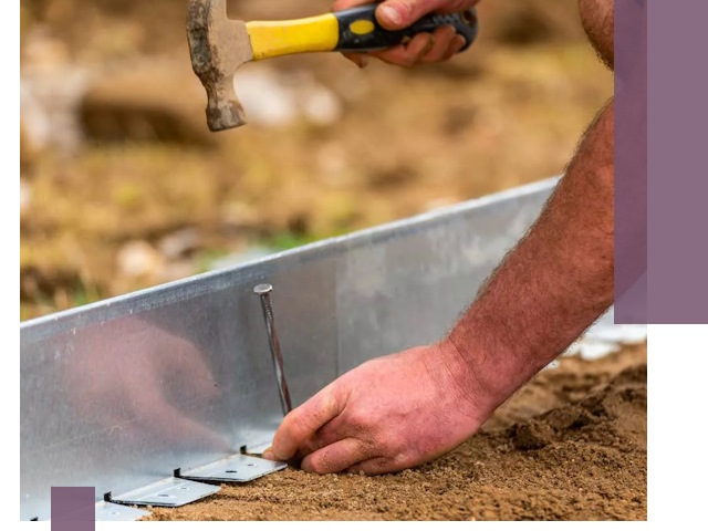 Монтаж металлических бордюров в Донецке быстро и качественно