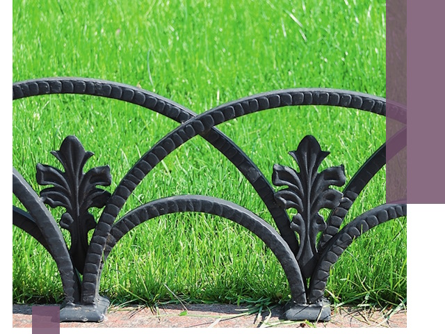 Декоративные металлические бордюры под ключ в Донецке