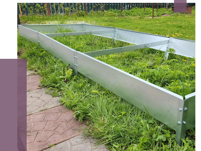 Металлические бордюры для грядок в Донецке от 1916 руб. 