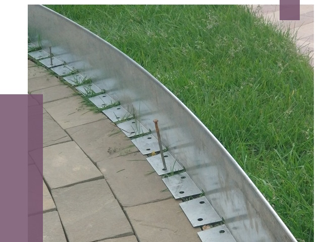 Металлические бордюры для тротуаров в Донецке от 9306 руб.