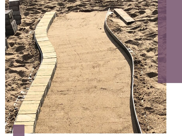 Металлические бордюры для тротуаров в Донецке — прочные и долговечные